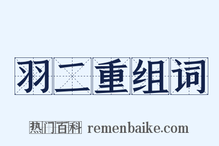 羽二重组词是什么意思的图片
